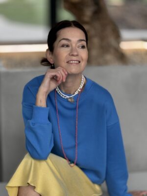 BLUZA BROWNIE ♠ niebieska