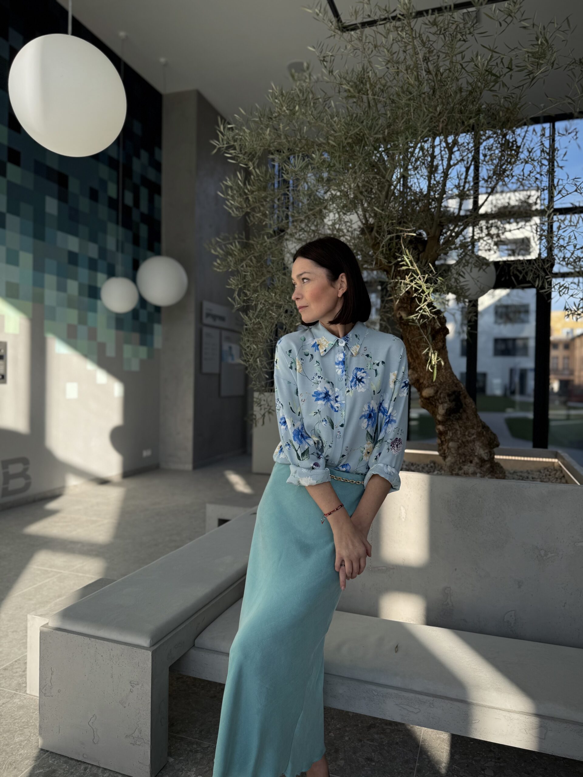 Spódnica ROSSA ★ zielony miętowy - obrazek 2