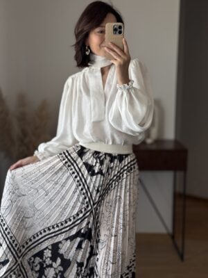 Spódnica plisowana Helena midi ★ wzór