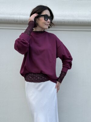 BLUZA BROWNIE 2♠ burgund