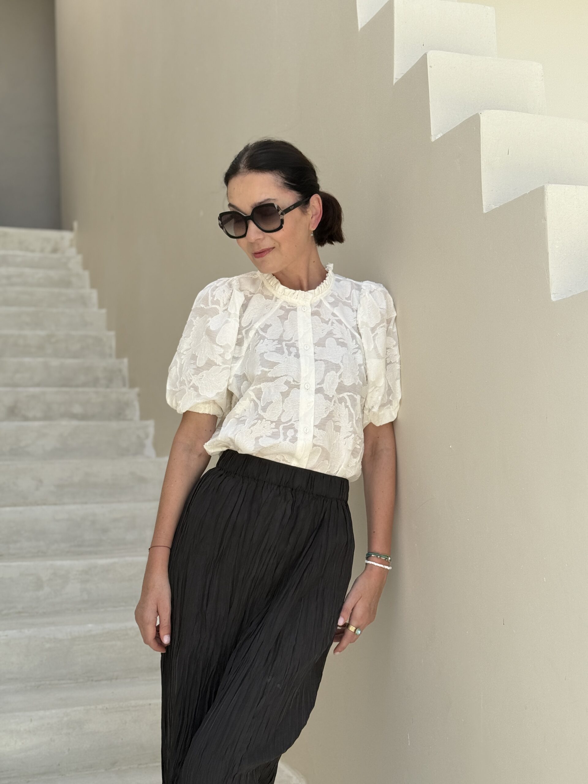 BLUZKA ANABELL★ Ekri kwiaty - obrazek 5