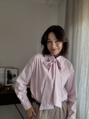 Koszula Nina ♥ różowe paski