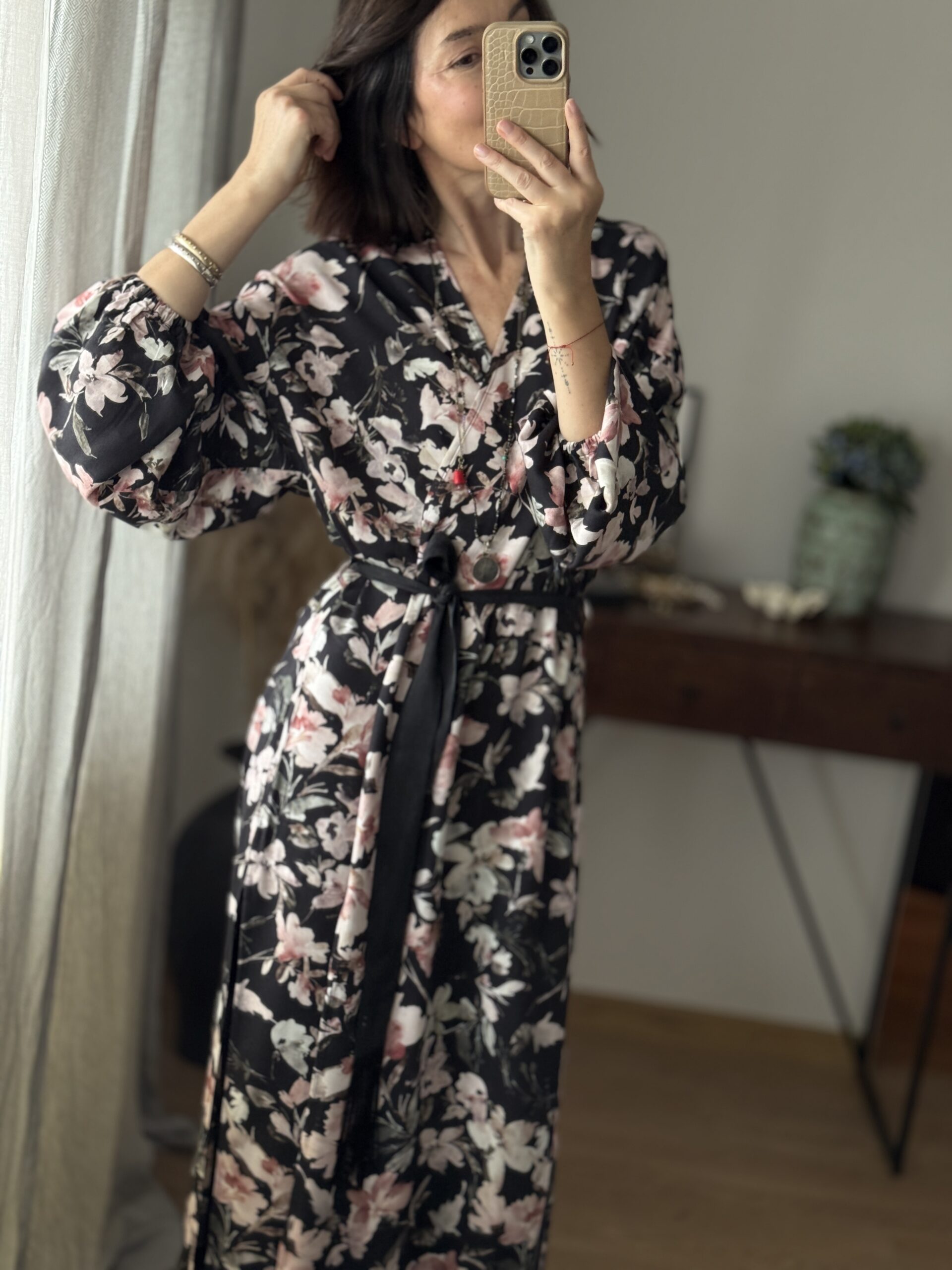Kimono Inari kolorowe kwiatki - obrazek 6