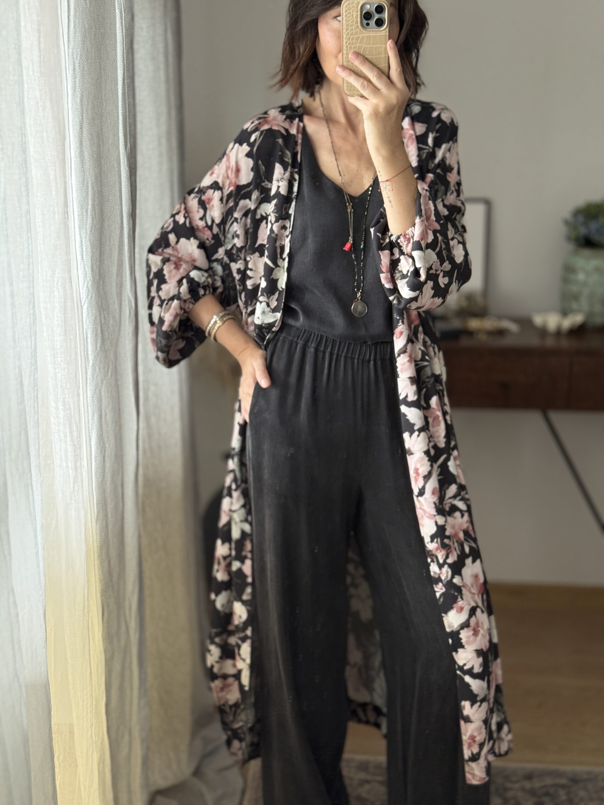Kimono Inari kolorowe kwiatki - obrazek 8