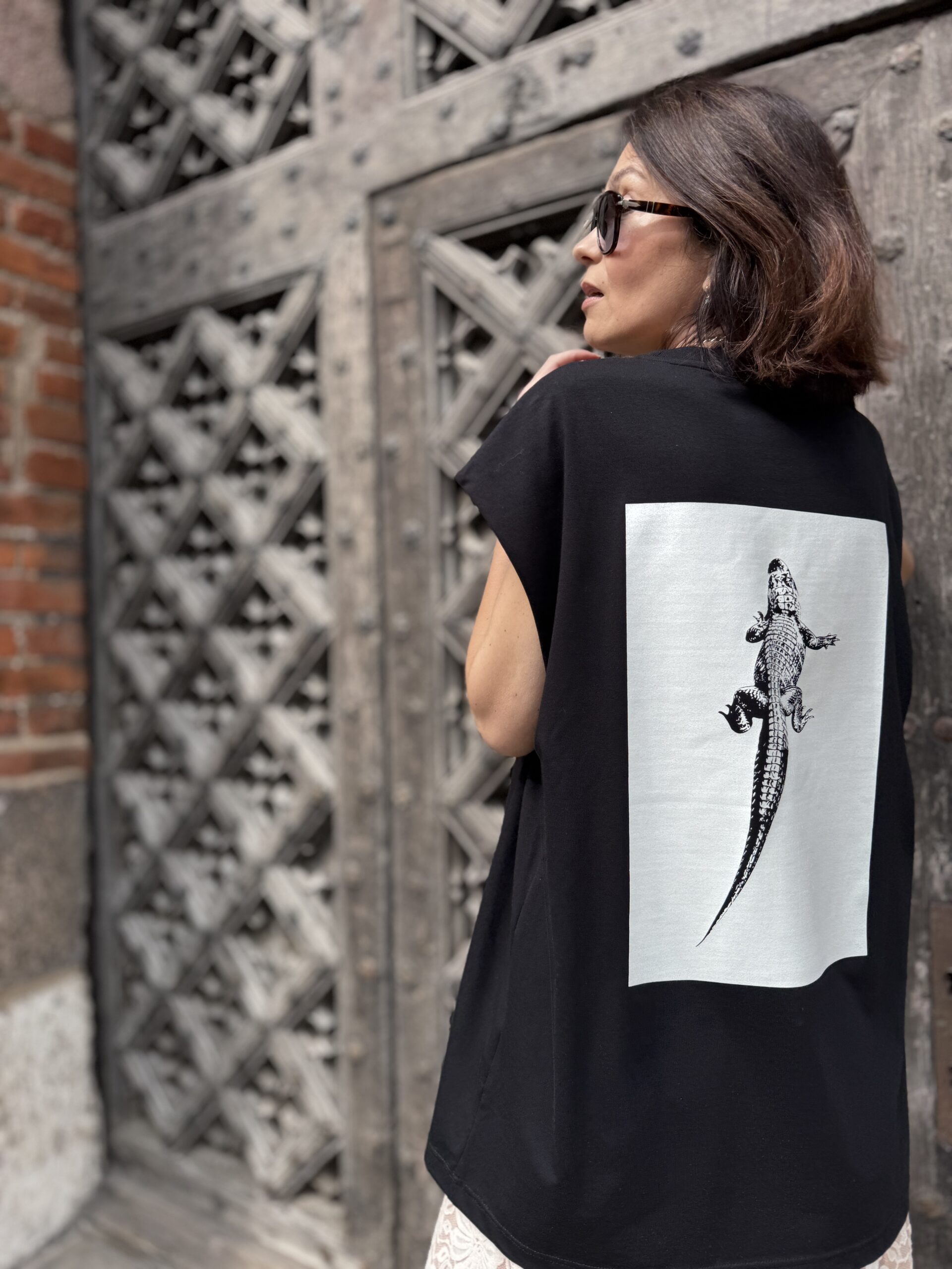 T-shirt aligator ♥  black