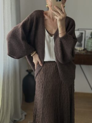Sweter z alapki BONN ♥ brąz