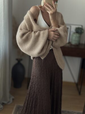 Sweter z alapki BONN ♥ jasny karmel beż
