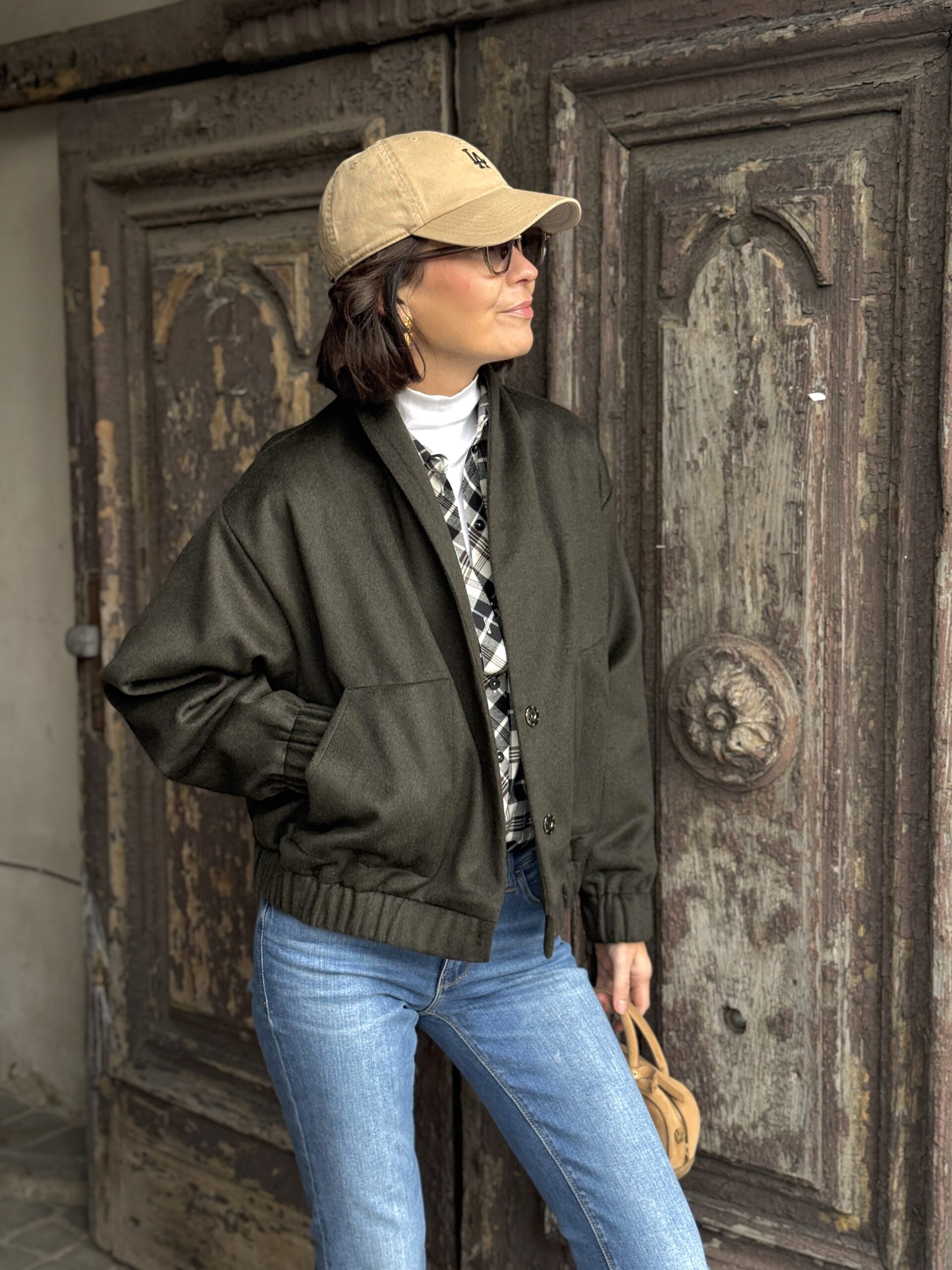 Kurtka bomberka JANE  ★ khaki